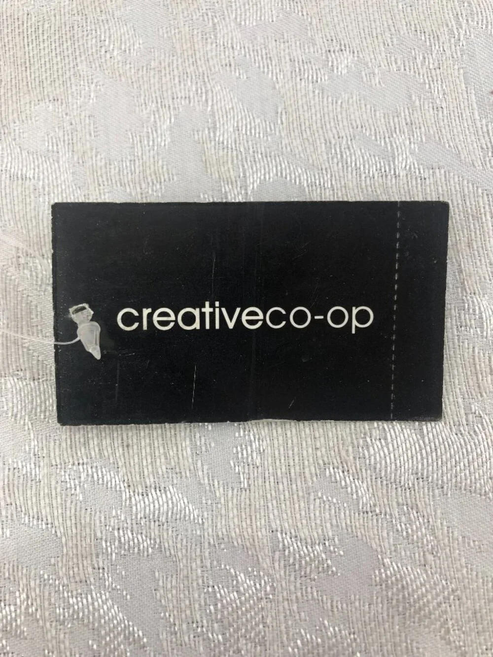 Creative Co-Op Corkscrew Artwork Resin Coasters (Set of 4) with Metal Stand NWT